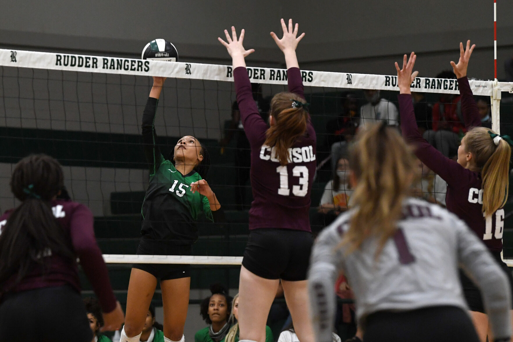 Rudder vs. A&M Consolidated volleyball